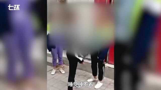 俩初中女生被扇36耳光,做梦喊:别打我