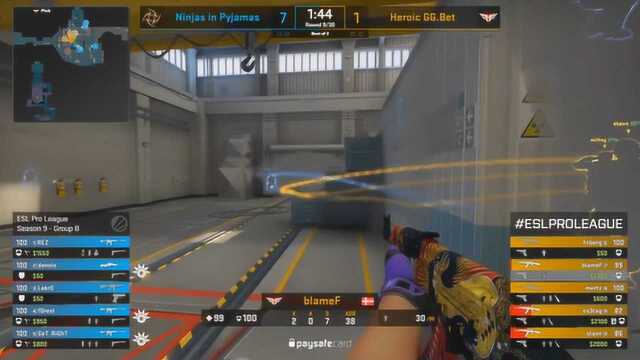 CSGO最佳时刻:ESL职业联赛Dennis强势加盟NIP NIP vs Heroic