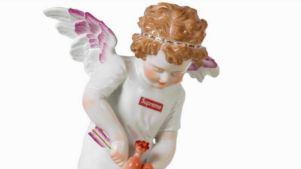 supreme x meissen打造天价的丘比特雕塑,真的太会玩了