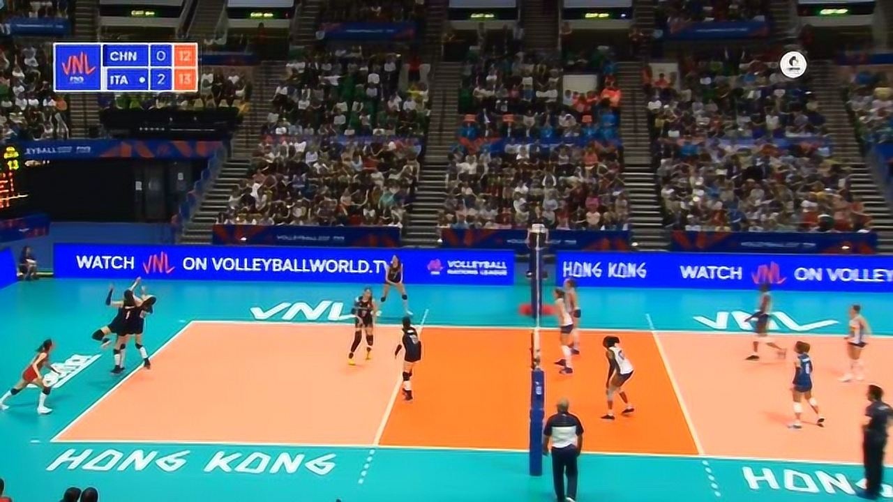 2019世界女排联赛香港站，中国女排3：2意大利，全场回顾！_高清