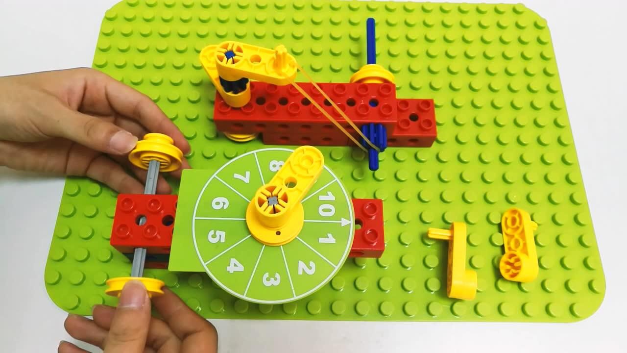 乐高大颗粒教学之幸运大转盘_腾讯视频