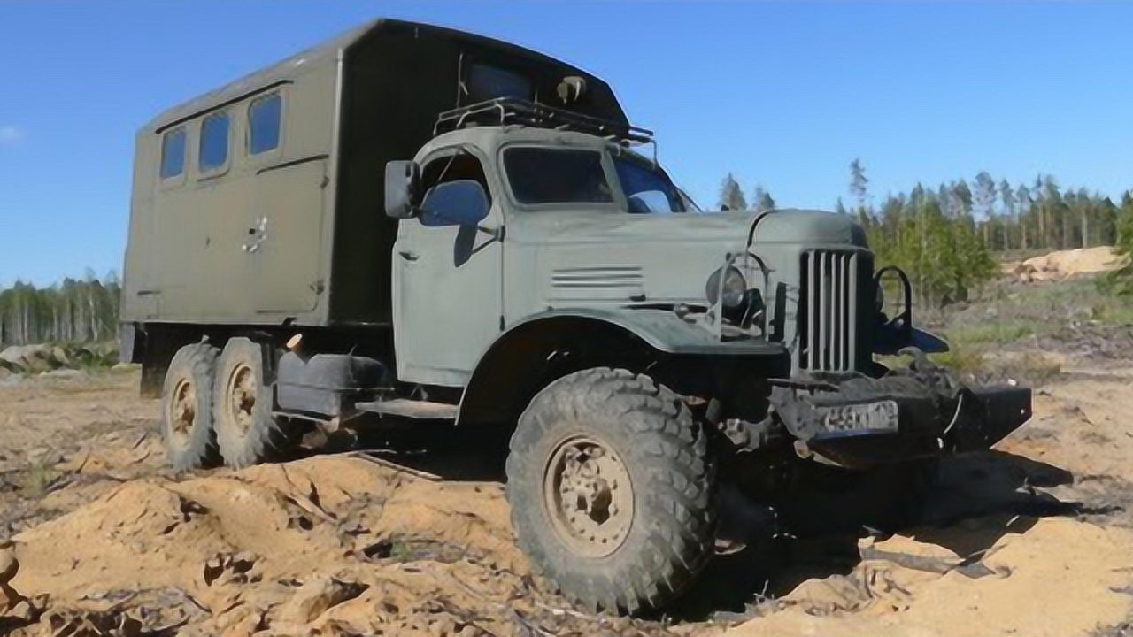 中国第一辆军用越野原型,6驱卡车吉尔,50年古董车还能上路吗