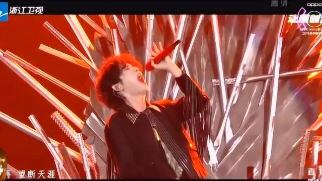 华晨宇音乐盛典《齐天》现场live,燃爆全场的花大圣