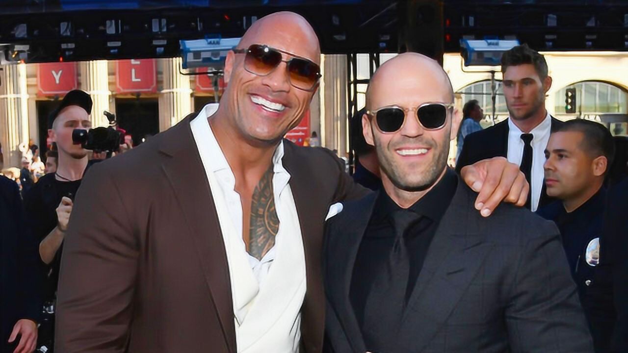 强森与杰森斯坦森速度与激情特别行动首映亮相威震全场