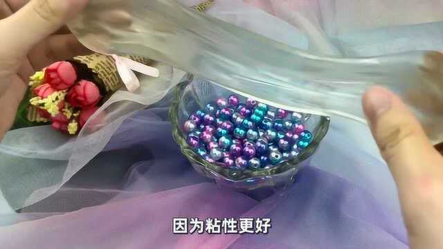 用300颗弹跳珠做泥!结果做成了玻璃水晶球?无硼砂