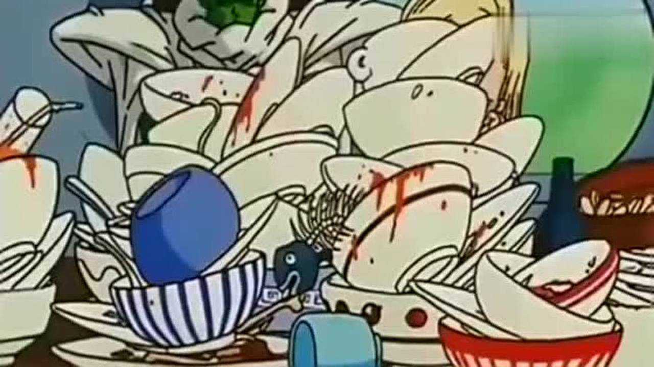 七龙珠最想看赛亚人吃饭有种莫名的喜感真是太可爱了