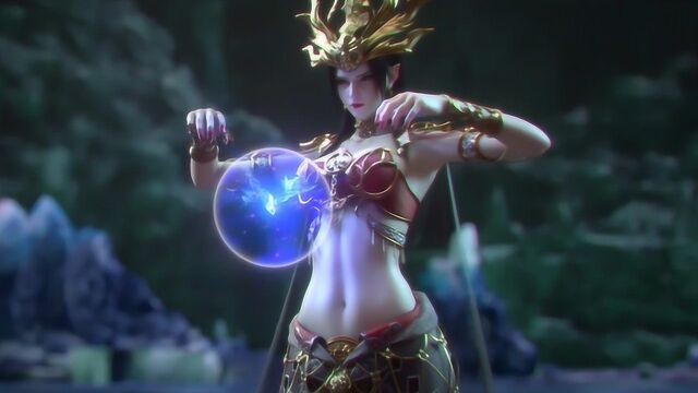 美杜莎进化成功,化作七彩吞天蟒,超惊艳