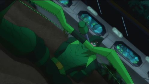 绿箭侠失手被鳄鱼人绑起来，没有双手的绿箭侠，竟然这样射箭！