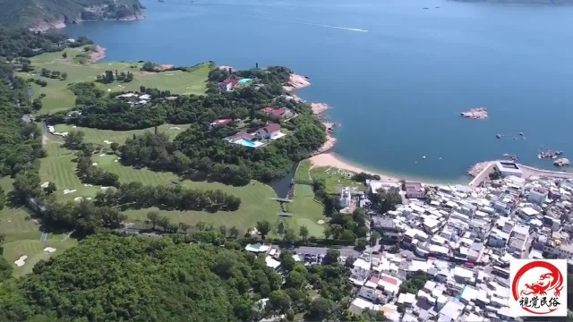 香港岛风貌航拍,在这个寸土寸金的城市里能有这样的景色,很难得