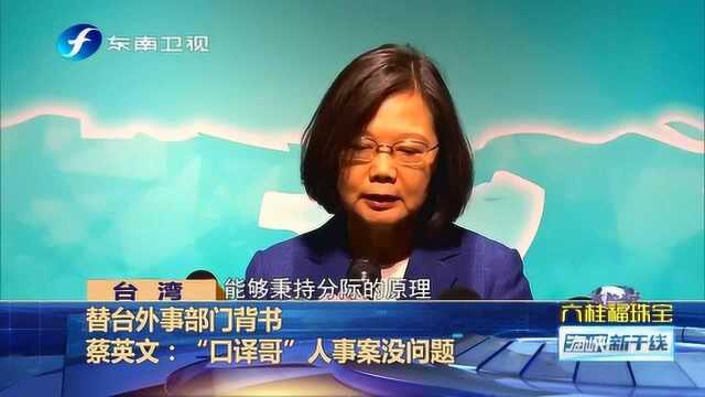 “口译哥”人事案引发岛内关注,专家称只要有关系,就没有关系