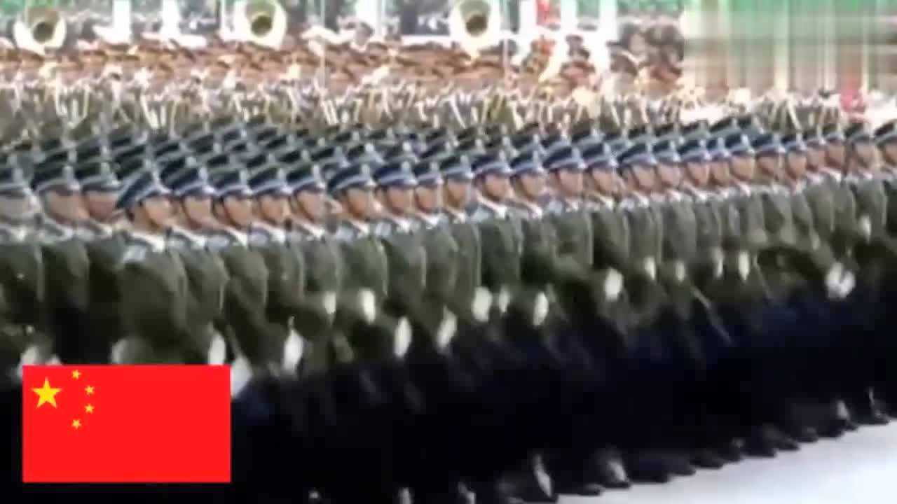 大阅兵：99年世纪大阅兵，分列式加劈枪式，帅的有点过分！_腾讯视频