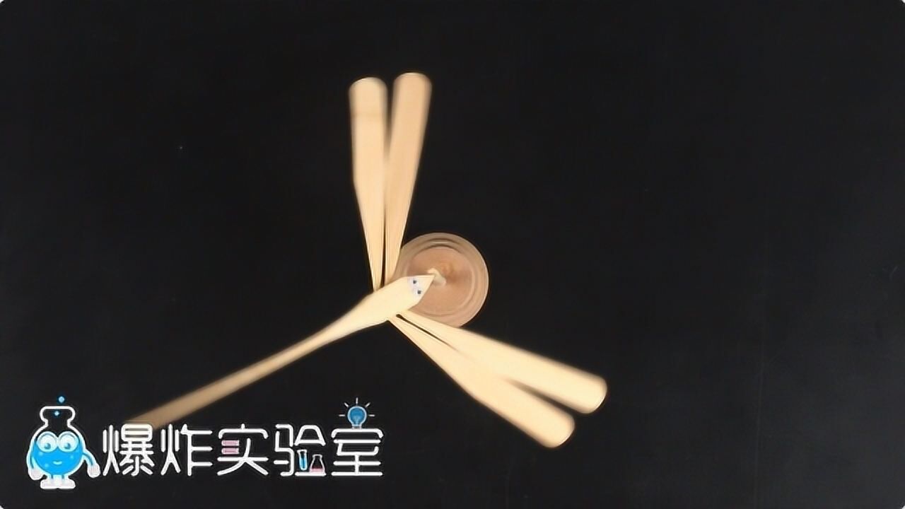 只需三步制作童年中的竹蜻蜓