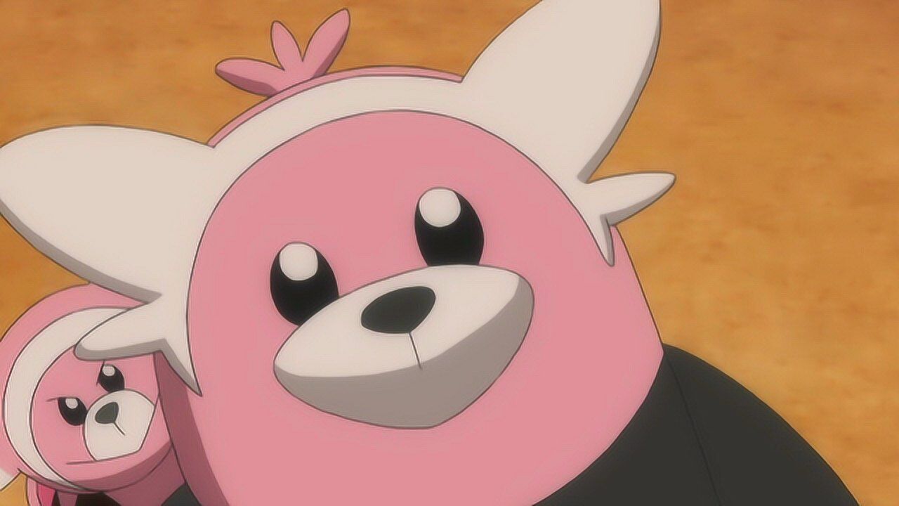 出现了宝可梦第一神兽穿着熊帅气登场