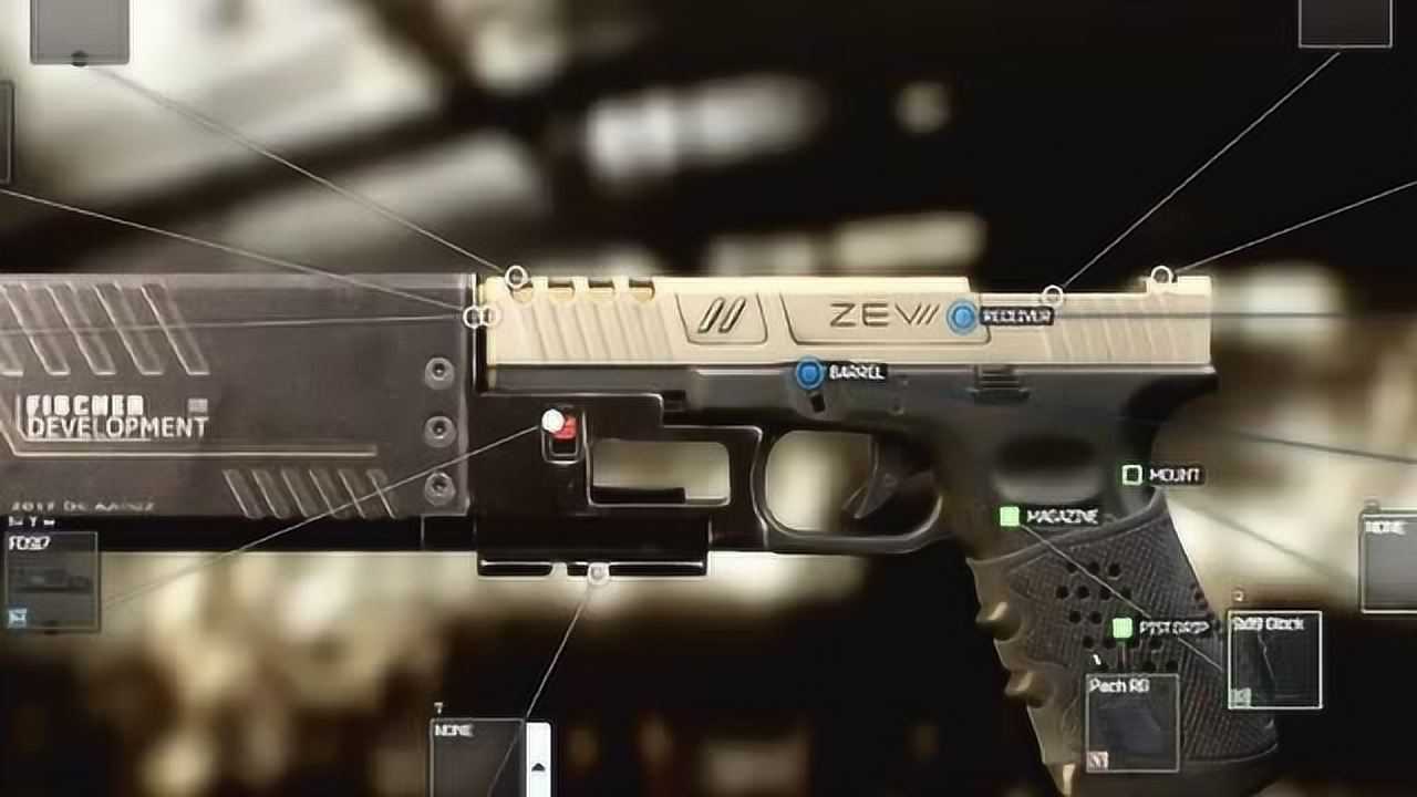 逃离塔科夫格洛克17极限改装消音器比枪长头一次见