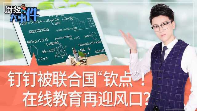 钉钉被联合国“钦点”!在线教育再迎风口?