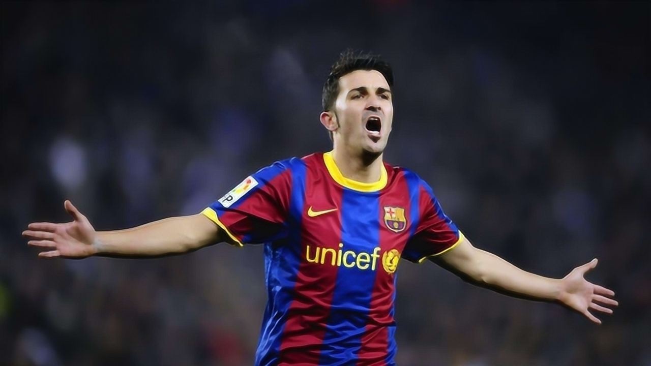 天才射手大卫比利亚巴萨生涯精彩进球