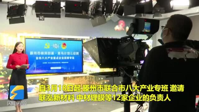 31秒|助力企业复工复产,枣庄滕州12家企业“云招聘”线上招英才