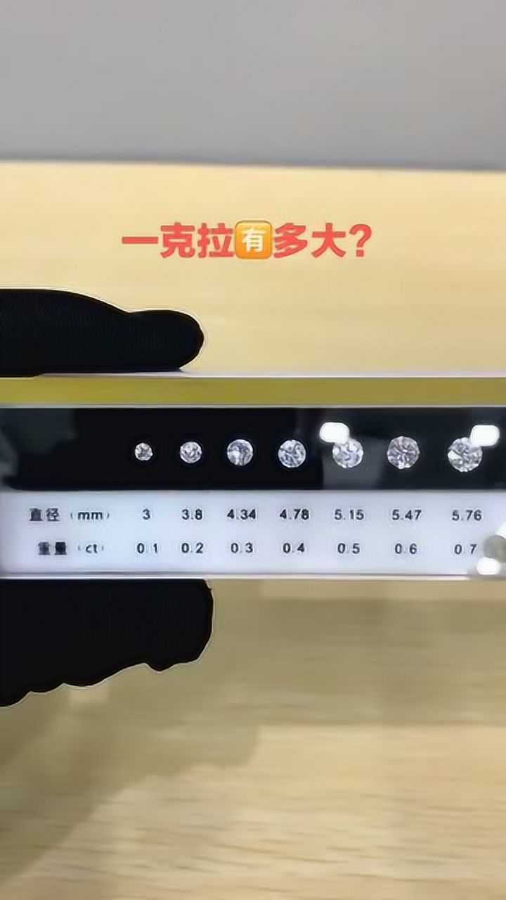 女孩子最爱的钻戒一克拉到底有多大