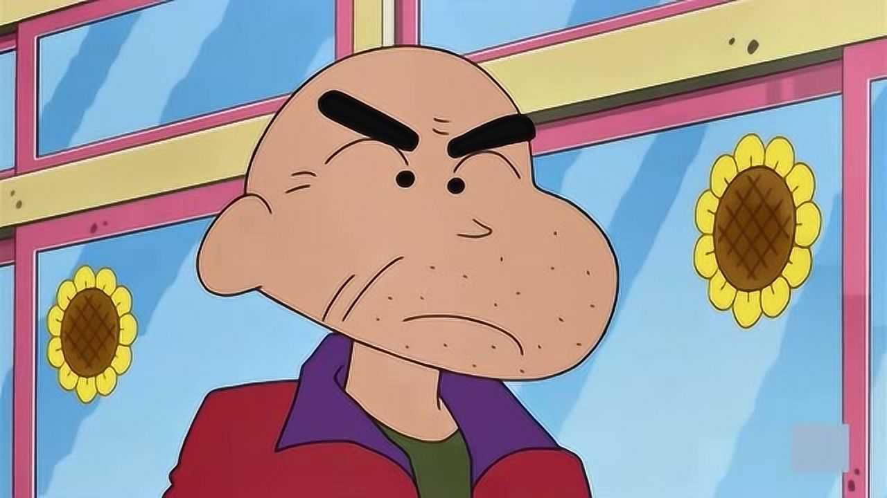 蜡笔小新:爷爷给吉永老师画的画很抽象,吉永快受不了了!
