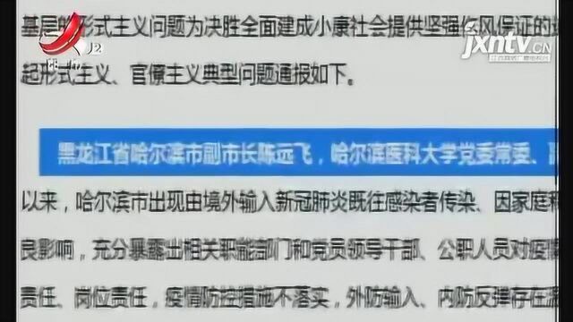 中纪委:哈尔滨副市长陈远飞等人防疫不力受到处分