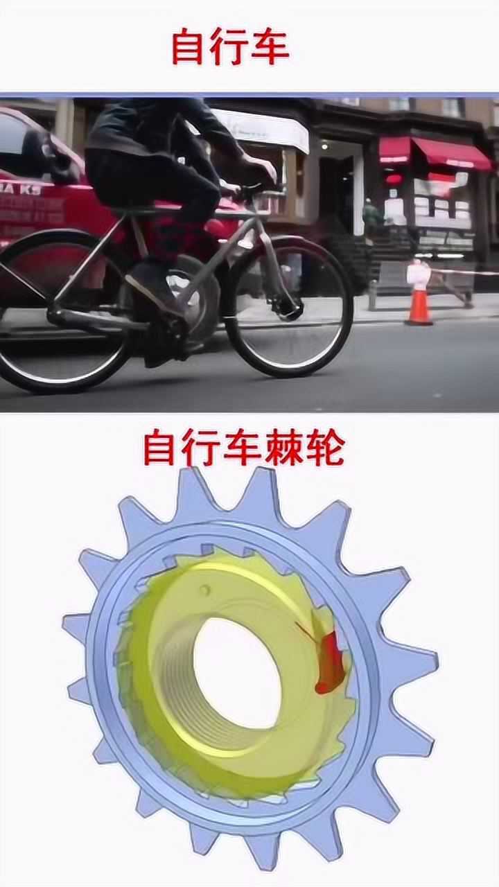 自行车的棘轮机械原理