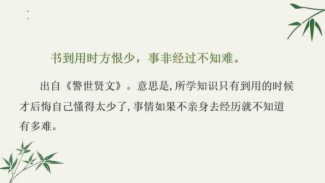 石家庄市东风西路小学云课堂之日积月累整理(二)