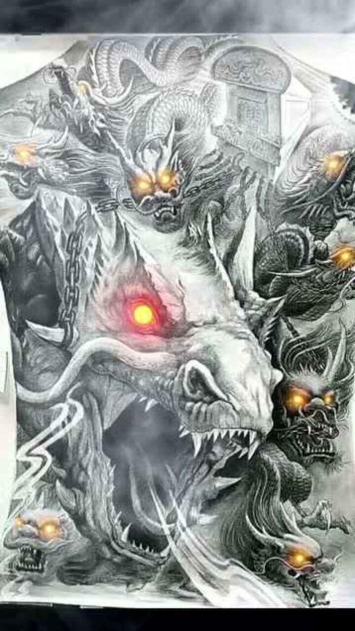 一般人扛不住的狠图九龙拉棺