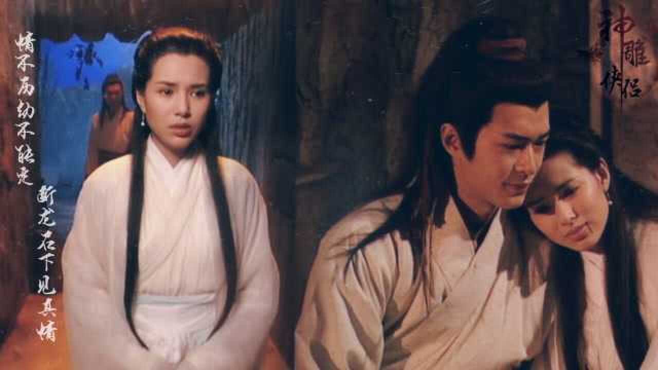95版神雕侠侣解说：情不历劫不能定，放下断龙石，杨过决定与姑姑不离不弃_高清1080P …