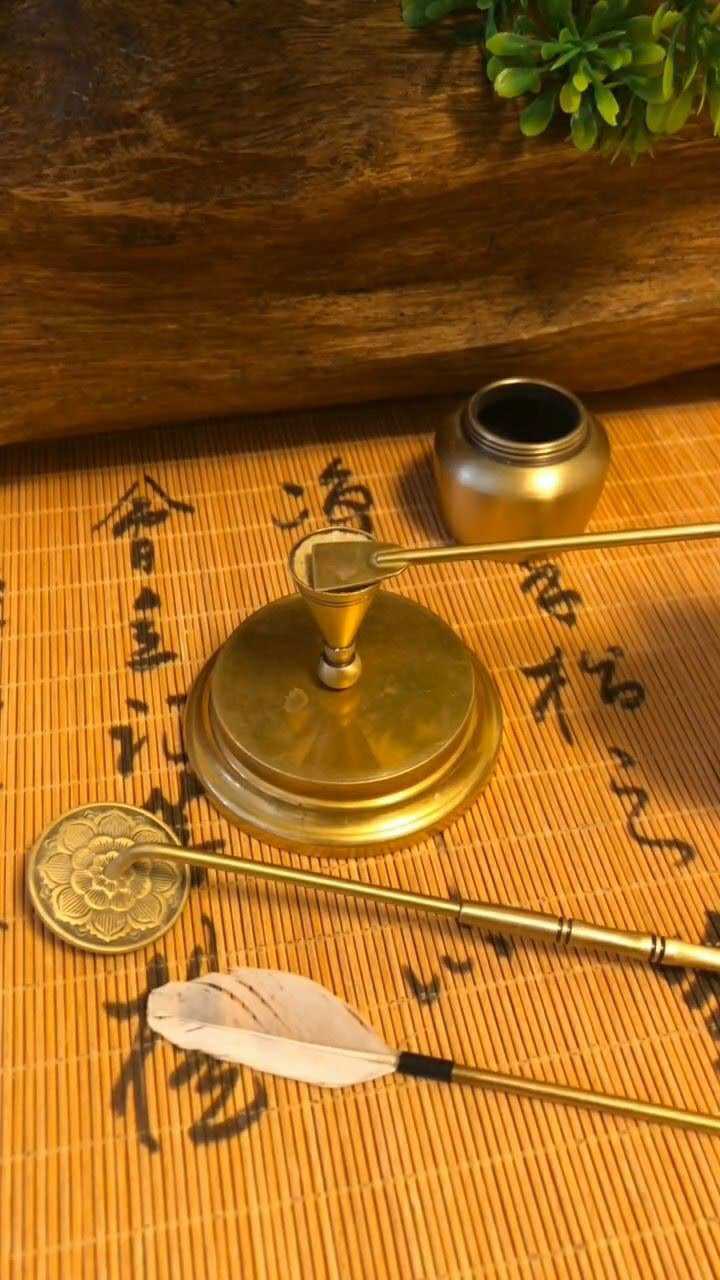 最传统的制作熏香工艺,小小的塔香,味道特别好