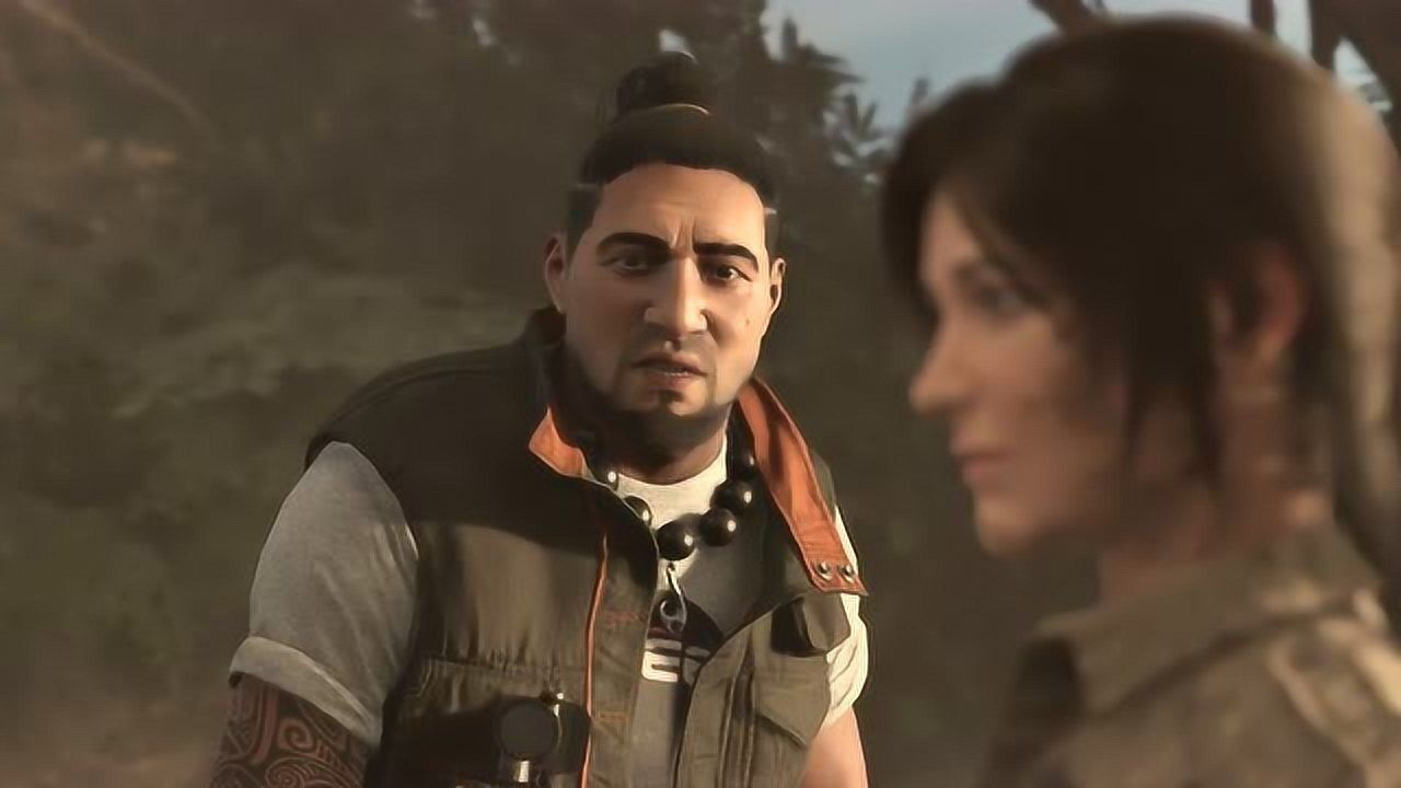 古墓丽影:暗影 01 约拿说他能吃下一条鲸鱼,恋墨表示不相信