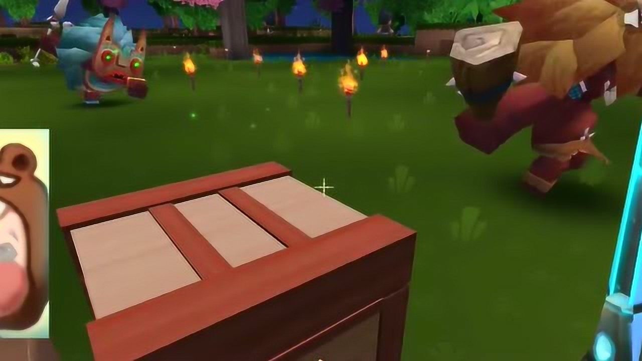 迷你世界二狗子生存:我给城门加了栏杆,来了1只怪物飘起来了