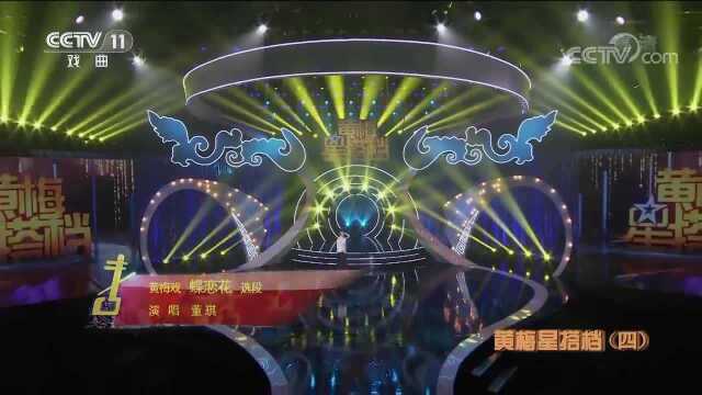 精彩梨园;董琪演唱黄梅戏,《蝶恋花》精彩唱段,绵绵古道连天上