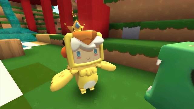 迷你世界:啾啾要教嘟嘟狗爬式游泳