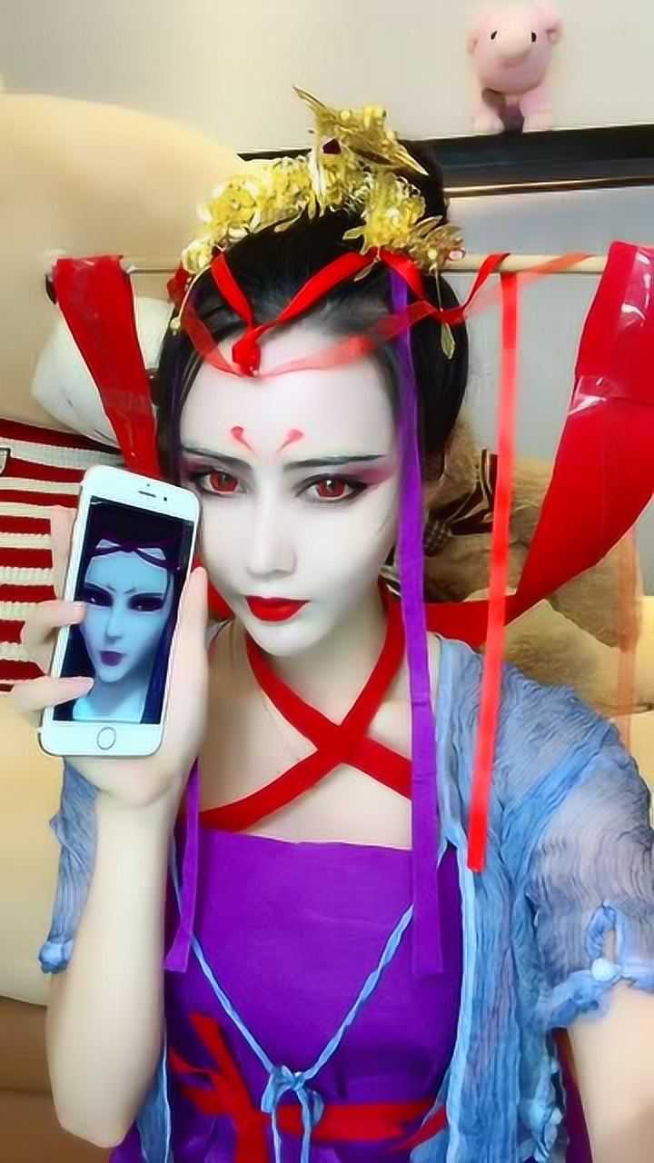 小姐姐cos画江湖之不良人女帝这眼神也太霸气了千万别惹女帝