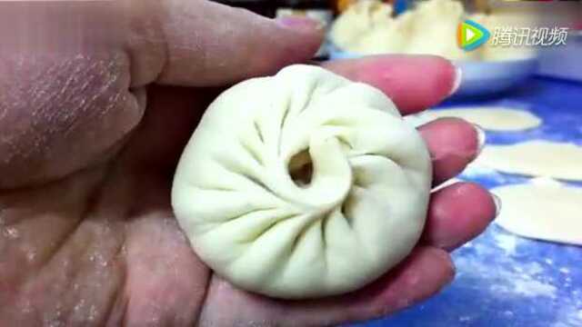 捏包子全过程,马上学起来!