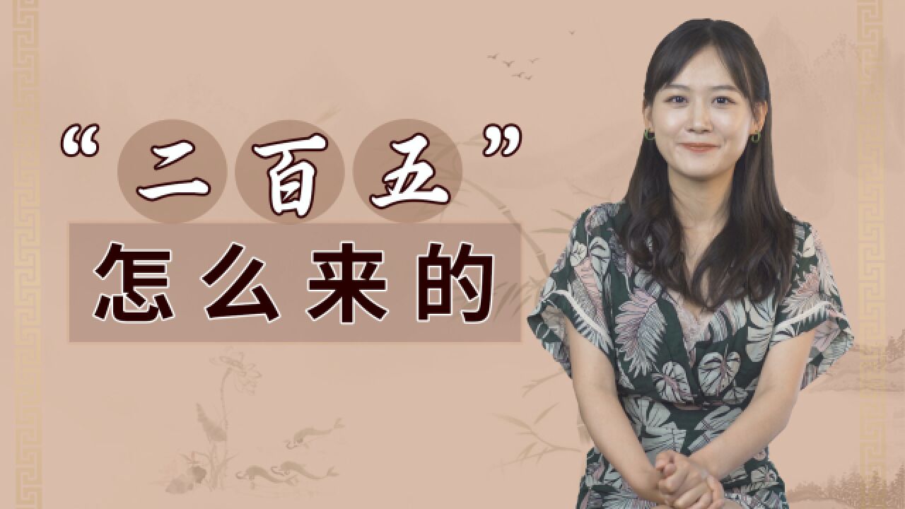 “二百五”为何会用来骂人？你知道它是怎么来的吗？_高清1080P在线观看平台_腾讯视频