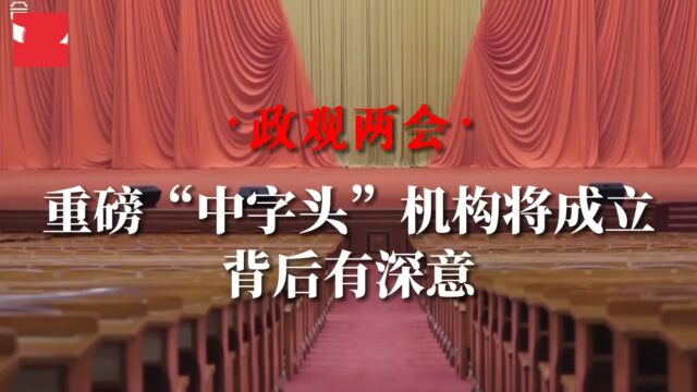 重磅“中字头”机构将成立,背后有深意