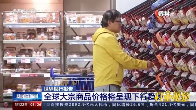 世界银行:全球大宗商品价格将呈现下行趋势,预计比去年下降21%