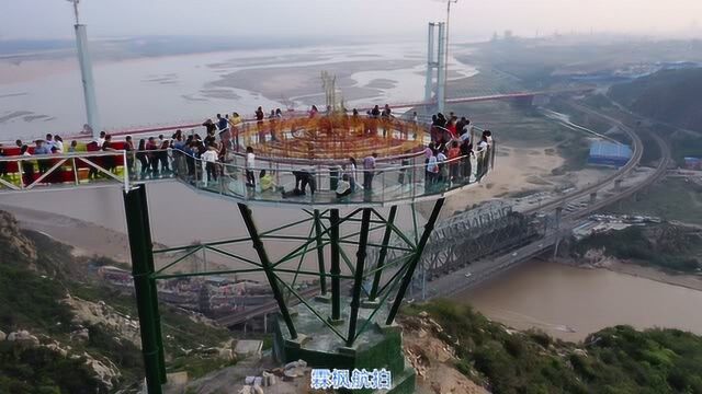 龙门山高空玻璃栈道,黄河风光最佳观赏点,为最美中国点赞!