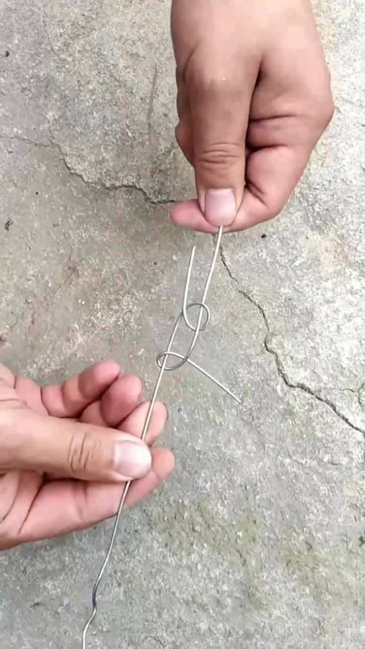 铁丝最牢固的对接法