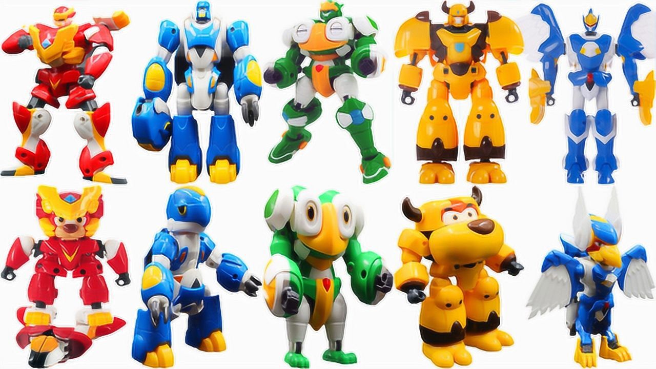 《星原小宝》精彩合集  星原小宝动物变形机器人玩具大合集