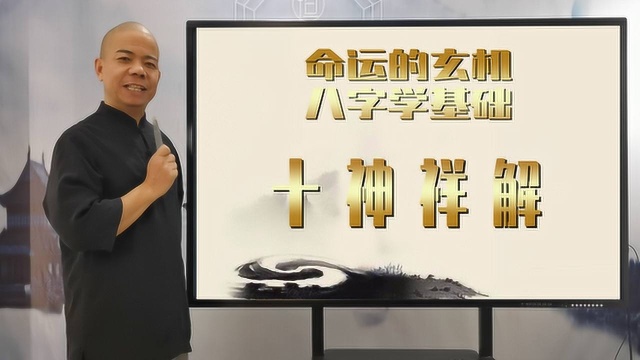 第四节:八字基础之十神详解,令人头疼的十神概念,这个视频让我全明白了!