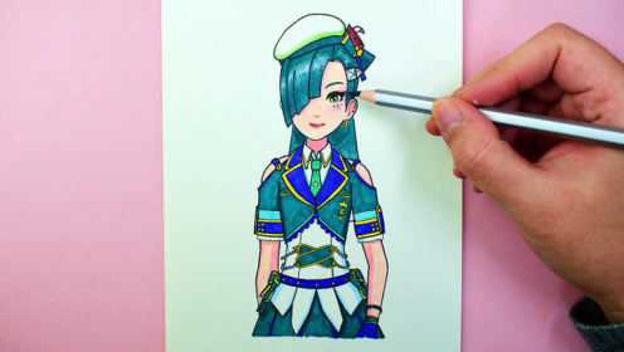 手绘菲梦少女第二季的高伊制服风格的新服装果然很适合高伊呢