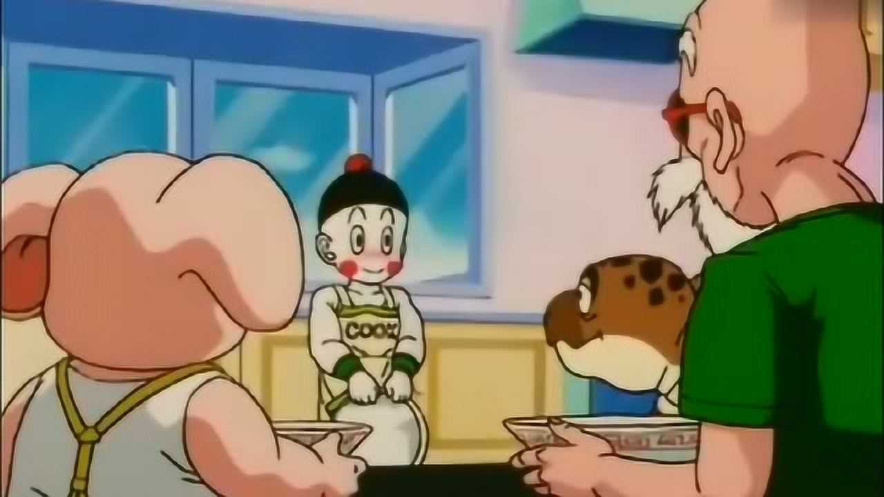 七龙珠:饺子的厨艺很不错啊,连龟仙人和乌龙都被他的料理征服了