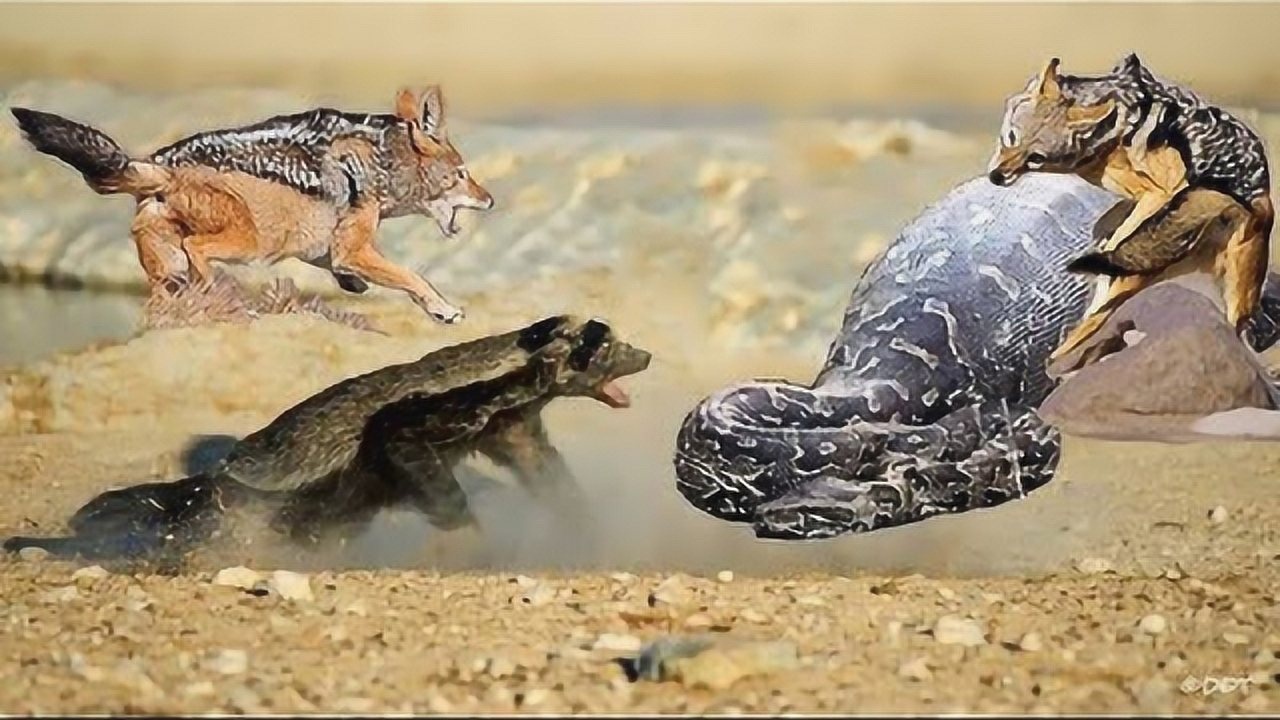 平头哥大战蟒蛇身边却出现另一个敌人镜头记录全过程