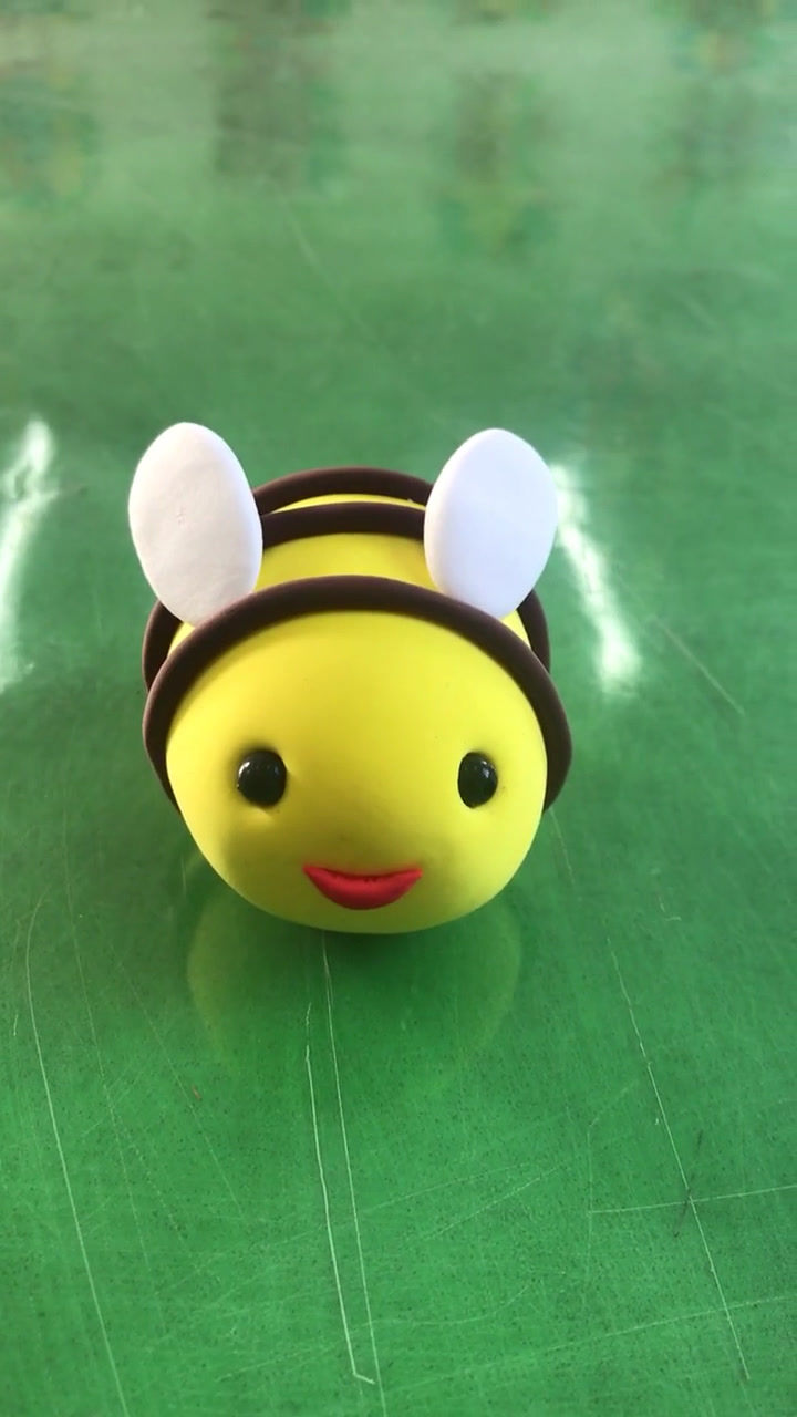 橡皮泥手工制作 小蜜蜂