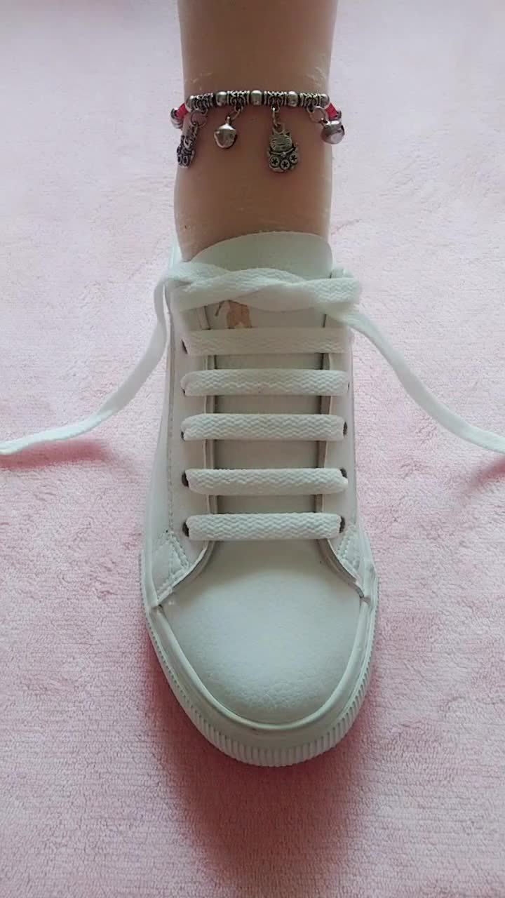 最近鞋带这样系火了最美一字系既简单又漂亮