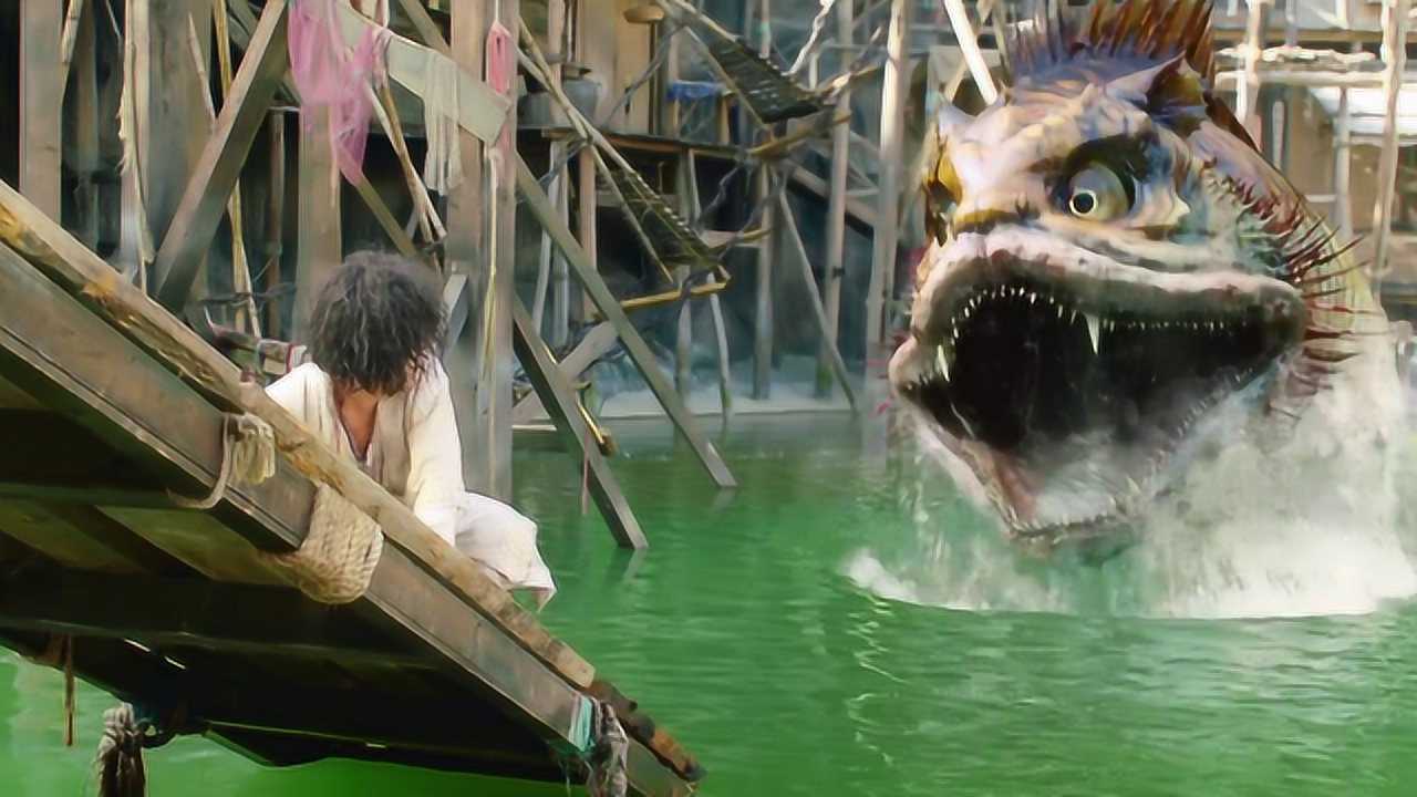 西游降魔篇捉妖道长骗财真河妖大开杀戒陈玄奘及时出手捉妖
