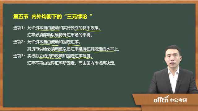 192020考研复试金融学内外均衡下的“三元悖论”