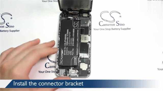苹果手机6更换Cameronsino电池拆解教程